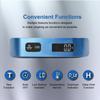 travel inspira Luggage Scale, Portable Digital Hanging Baggage Scale for Travel, Suitcase Weight Scale with Rubber Paint, 110 Pounds, Battery Included - Blue view 2