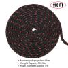 DIRBUY 4 pcs Kayak Rope Tie Downs - 1/4 inch x 12ft Kayak Ratchet Bow and Stern Tie Down - Heavy Duty Adjustable Rope Clip Tie Down for Outdoor Adventures view 2