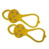 VALINK Ice Cleats, Universal Non-Slip Gripper Spikes Durable Cleats with Good Elasticity for All Type of Shoes Ice Fishing Walking Supply view 2