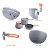 Fire-Maple Feast Heat Exchanger Set | Compact Camping Cooking Set | Nested Design | Contain with a Pot, Kettle and Non-Stick Frypan | Ideal for Fishing, Picnic and Camp use view 3