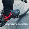 ROCKBROS Cycling Shoe Toe Covers Cold Weather Bike Overshoes Thermal Bicycle Shoe Toe Protector Cover Kevlar for Men Women Black view 3
