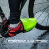 ROCKBROS Cycling Shoe Toe Covers Cold Weather Bike Overshoes Thermal Bicycle Shoe Toe Protector Cover Kevlar for Men Women Green view 4