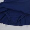 JEEYJOO Kids Girls Figure Ice Skating Dress Halter Neck Rhinestone Tutu Skirted Ballet Dance Leotard Dancewear Z1 Sleeveless Navy Blue 6 view 4