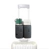 riemot Luggage Travel Cup Tablet Holder - Hold Books Passports Tickets Water Bottles - Fits Roll on Suitcase Handles - Gifts for Flight Attendants Travelers Accessories Grey view 1