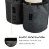 riemot Luggage Travel Cup Tablet Holder - Hold Books Passports Tickets Water Bottles - Fits Roll on Suitcase Handles - Gifts for Flight Attendants Travelers Accessories Grey view 4