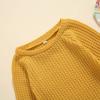 0-3T Fall Baby Girl Clothes Set Avocado Pullover Sweatshirts Tops Floral Pants Outfits Cute Toddler Clothes (Yellow D, 12-18 Months) view 4