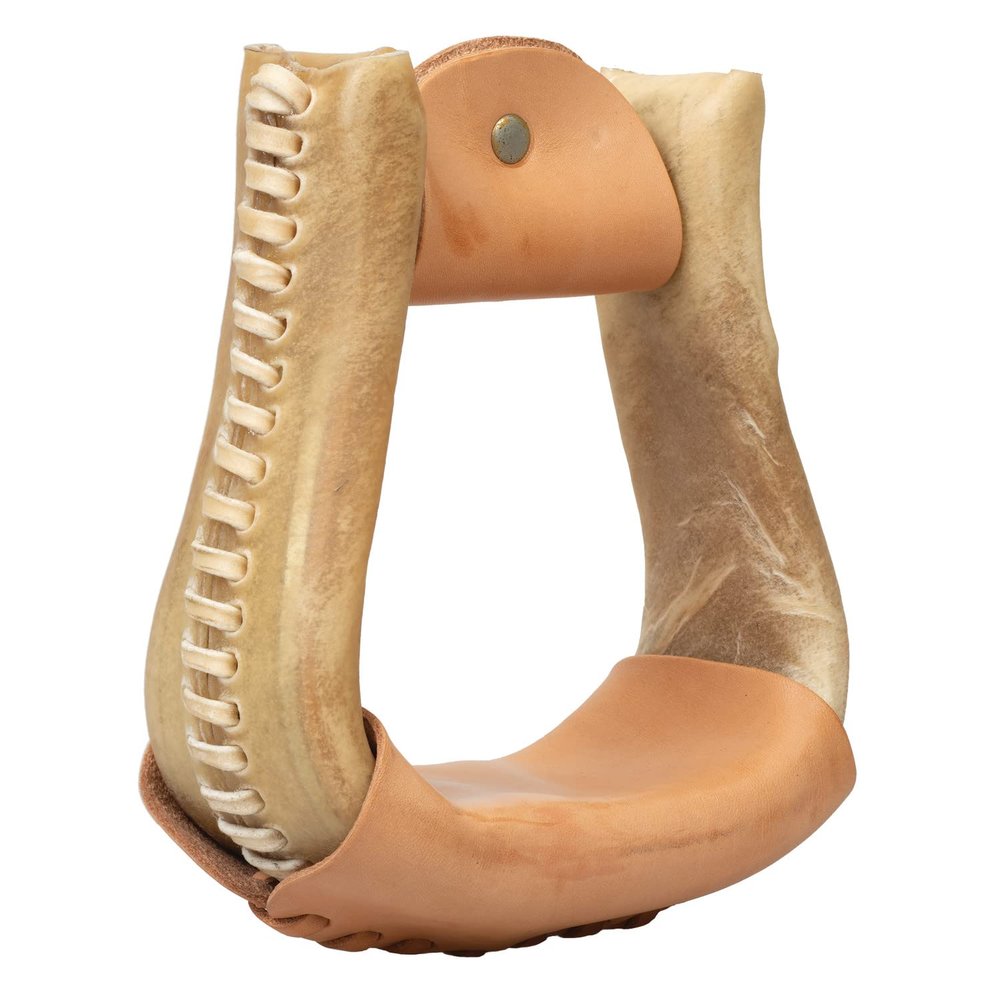 Weaver Leather Natural Rawhide Covered Stirrups