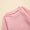 0-3T Fall Baby Girl Clothes Set Avocado Pullover Sweatshirts Tops Floral Pants Outfits Cute Toddler Clothes (Pink D, 0-6 Months) view 4