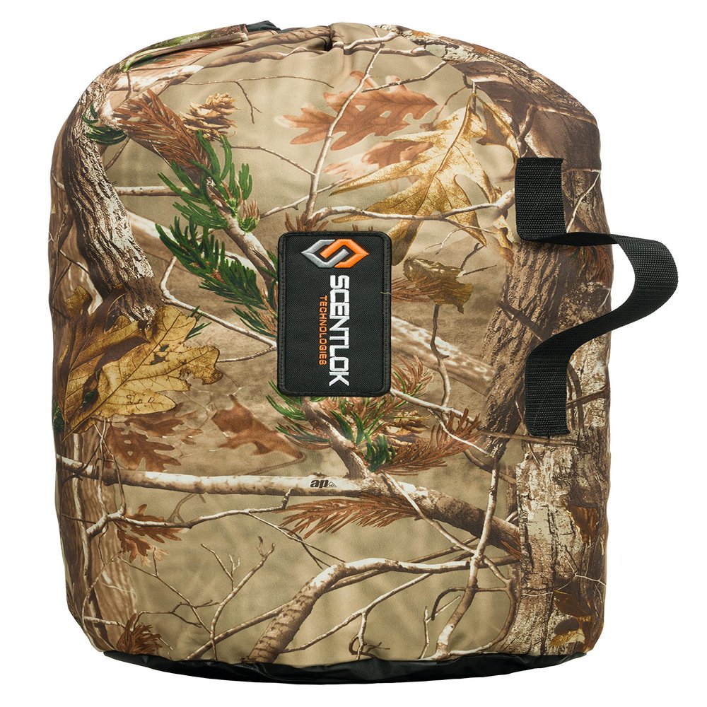 ScentLok Stuff Sack Duffel Storage Bag, Hunting Pack for Camo Gear and Equipment (Realtree AP)