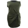 RACHEL Rachel Roy Women's Twisted High-Low Top (S, Army) view 1
