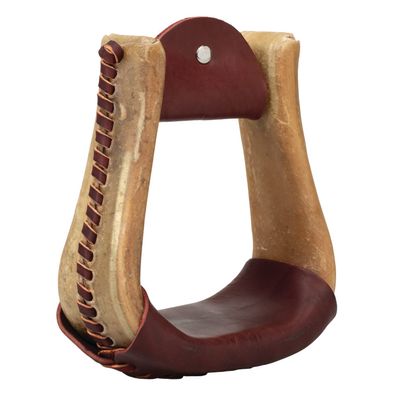 Weaver Leather Natural Rawhide Covered Stirrups