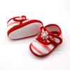 0-18M Newborn Walking Shoes Baby Girls Watermelon Printing Prewalker Sole Crib Shoes Sandals Single Shoes (Red, 11) view 3