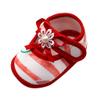 0-18M Newborn Walking Shoes Baby Girls Watermelon Printing Prewalker Sole Crib Shoes Sandals Single Shoes (Red, 13) view 1