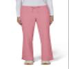 KOI Basics Women's Holly Cargo Scrub Pants, 8 Pockets, Drawstring Waist Heather Soft Pink X-Small view 1