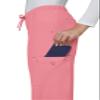 KOI Basics Women's Holly Cargo Scrub Pants, 8 Pockets, Drawstring Waist Heather Soft Pink X-Small view 4