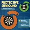 Designa | Darts Surround | Lightweight ImpactResistant | EVA Jigsaw Ring for Dartboard Protection | Black. view 4