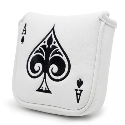Barudan Golf Ace Heel Shaft Mallet Cover Square Mallet Putter Cover Headcover Magnetic (for Square Mallet)