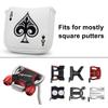 Barudan Golf Ace Heel Shaft Mallet Cover Square Mallet Putter Cover Headcover Magnetic (for Square Mallet) view 2