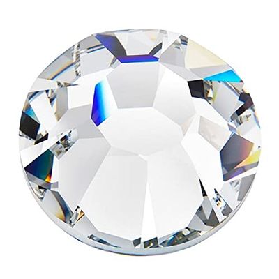 36 pcs PRECIOSA MC Chaton Rose Maxima Flatback Stone ss6 (Approx. 2 mm), Crystal, Hotfix