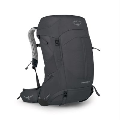 Osprey Stratos 36L Men's Hiking Backpack, Tunnel Vision Grey