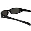 2 Pairs of MF Eyewear Bad Attitude Cool Wraparound Motorcycle Riding Sports Sunglasses Black Frames with Clear & Smoke Lenses view 4