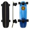 KONA SURF CO. Original Sun Series Cruiser Complete Skateboard for Kids and Adults (Mini Log/Blue, 29in) view 1