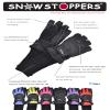 SnowStoppers Kids Ski and Winter Sports Gloves (Black, Small (6-10 Years)) view 4