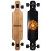 KONA SURF CO. Original Sun Series Cruiser Complete Skateboard for Kids and Adults (Dropthru Classic/Black/Black, 41in) view 1