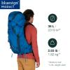 Osprey Exos 38L Men's Ultralight Backpacking Backpack, Blue Ribbon, L/XL view 2