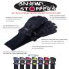 SnowStoppers Kids Ski and Winter Sports Gloves (Black, Large (10-14 Years)) view 4
