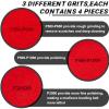 Maitys 12 Pieces Bowling Sanding Pads Bowling Ball Spinner Ball Sanding Sand Pads Grit 500, 1000, 2000 Resurfacing Polishing Cleaning Kit view 3