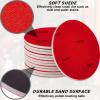 Maitys 12 Pieces Bowling Sanding Pads Bowling Ball Spinner Ball Sanding Sand Pads Grit 500, 1000, 2000 Resurfacing Polishing Cleaning Kit view 4