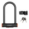 INTEKIN Bike U Lock Heavy Duty Bike Lock Bicycle Lock 16mm U Lock for Bicycle Heavy Duty U Lock with 3 Keys for Road Bikes Mountain Bikes 8.3 * 5.7inch view 1