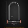 INTEKIN Bike U Lock Heavy Duty Bike Lock Bicycle Lock 16mm U Lock for Bicycle Heavy Duty U Lock with 3 Keys for Road Bikes Mountain Bikes 8.3 * 5.7inch view 4