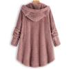 tuduoms Winter Coats for Women Teen Girls Plush Hoodies Plus Size Fleece Jackets Cute Cat Ears Winter Warm Hooded Sweater view 3