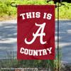Alabama Crimson Tide This is Crimson Tide Country Garden Banner Flag view 2