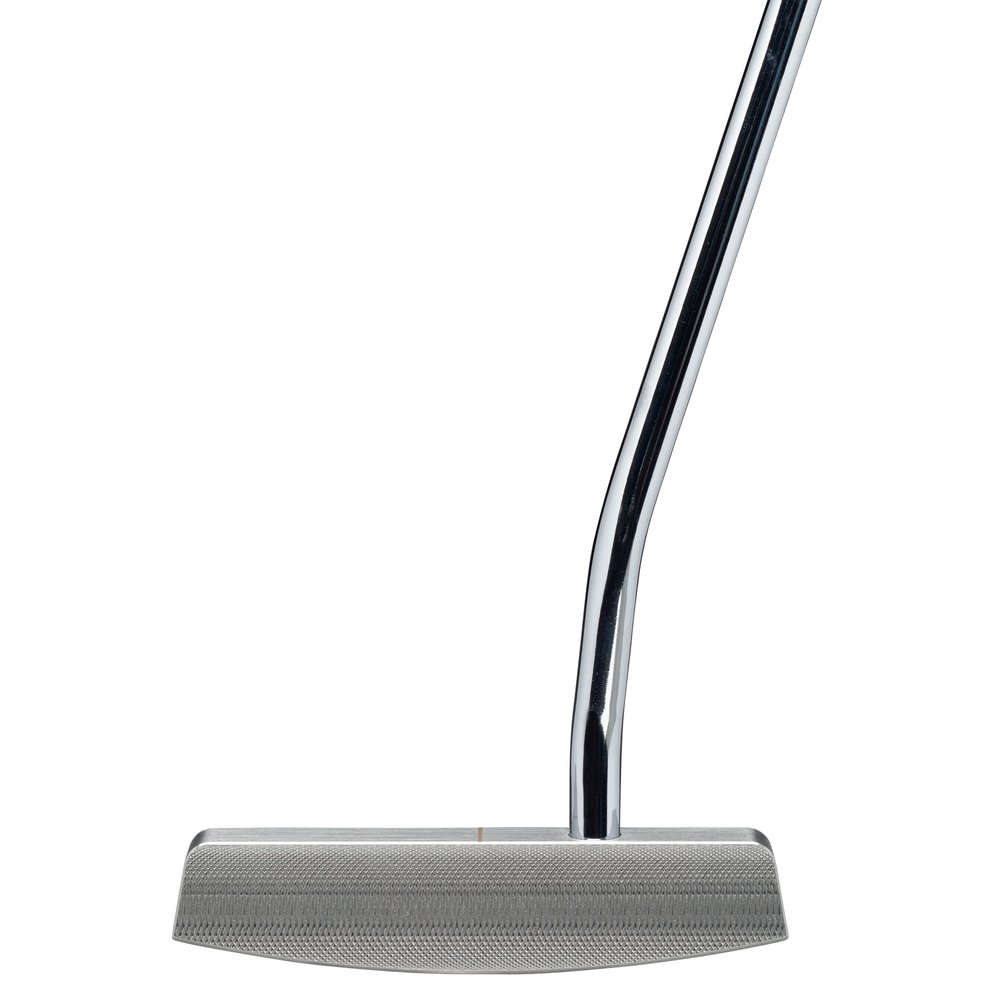 Bell H-360 Half-Offset CNC Milled Standard Blade Golf Putter + Winn Dri-Tac Dark Gray Standard Grip (Left, 37)
