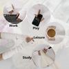 Facecozy Arm Warmers Women, Knit Warm Cashmere Blend Long Fingerless Gloves for Women Cold Weather Mittens with Thumb Hole (white, 19.6"/50cm) view 3