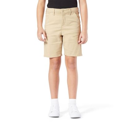 Signature by Levi Strauss & Co. Gold Label Girls' Uniform Shorts, (New) Safari, 12
