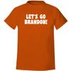 BH Cool Designs Lets Go Brandon! - Men's Soft & Comfortable T-Shirt, Orange, XX-Large view 1
