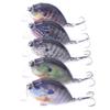 Sanpeng Crankbait Bass Crankbait Fishing Lures Set Shallow Deep Diving Swimbait Diving Wobblers Artificial Bait with 3D Eyes Lifelike Swimbait for Freshwater Saltwater Fishing (A-5pcs) view 1