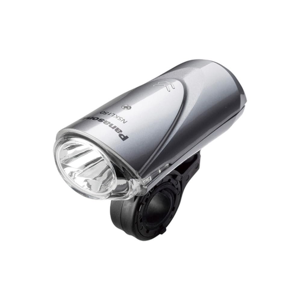 Panasonic NSKL150-S LED Front Light, Bicycle, Silver, W1.8 x D3.8 x H1.4 inches (47 x 98 x 36 mm)