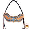 HILASON Western Horse Headstall Tack Bridle American Leather Hand Paint view 3