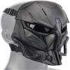Airsoft Skull Mask Balaclava, Full Face Protective Paintball GearWith GogglesAdjustable HalloweenCosplay Skull Mask 21*12*23cm view 2