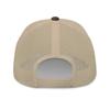 Gunner Gear Fishing Hat Bass Fish American Flag Embroidered Snapback Trucker Brown and Khaki Hat view 4