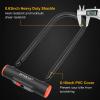 INTEKIN Bike U Lock Heavy Duty Bike Lock Bicycle Lock 16mm U Lock for Bicycle Heavy Duty U Lock with 3 Keys for Road Bikes Mountain Bikes 11.61 * 5.71inch view 2