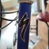 Gepinke for Mountain Bike Head Badge Decals Stickers BMX Foldable Bike Frame Sticker (S-worksss(Black) view 4