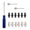 MINDCOLLISION Basketball Valve Replacement Valve, Sports Ball Leak Repair Kit, Sports Ball Doctor, White and Black Valve, Suitable for Basketball, Football, Volleyball,Package 2 view 1