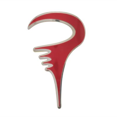Gepinke MTB Bike Head Badge Decals Stickers BMX Foldable Bike Frame Sticker (Pinarello(Red))