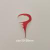 Gepinke MTB Bike Head Badge Decals Stickers BMX Foldable Bike Frame Sticker (Pinarello(Red)) view 3